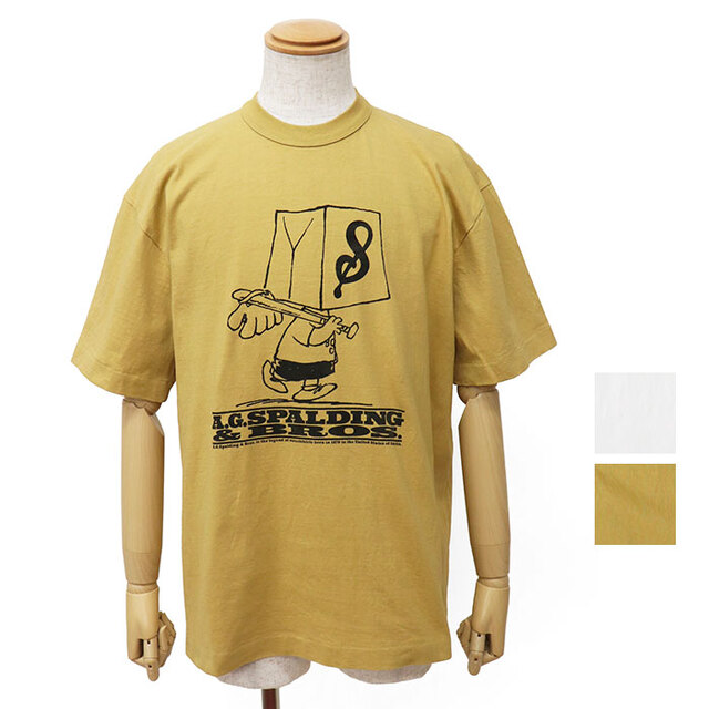 A.G.SPALDING & BROS. エージースポルディング & ブロス Tシャツ SKETCHBOOK3 ORIGINAL GRAPHIC TEE SPL-AGS-261003