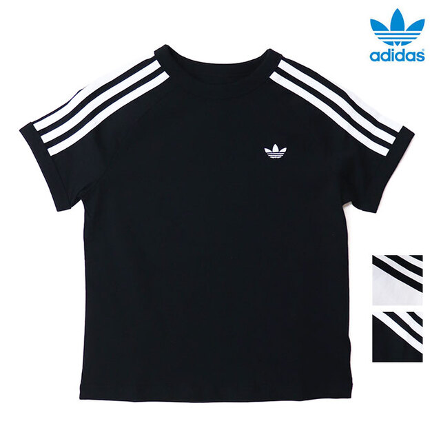 adidas originals アディダス オリジナルス キッズ ジュニア スリーストライプ半袖Tシャツ TE618