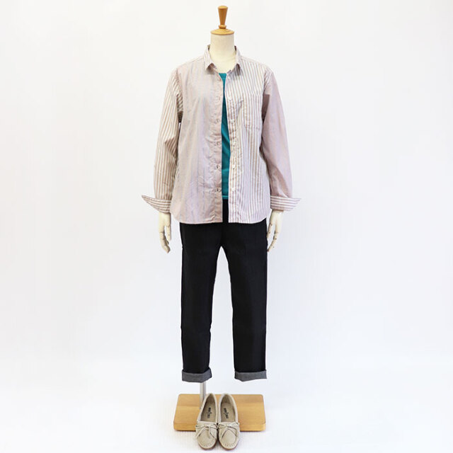 toujoursensemble,トゥジュールアンサンブル,ストライプシャツ,TJ1145