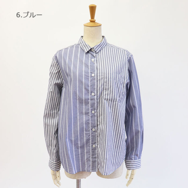 toujoursensemble,トゥジュールアンサンブル,ストライプシャツ,TJ1145