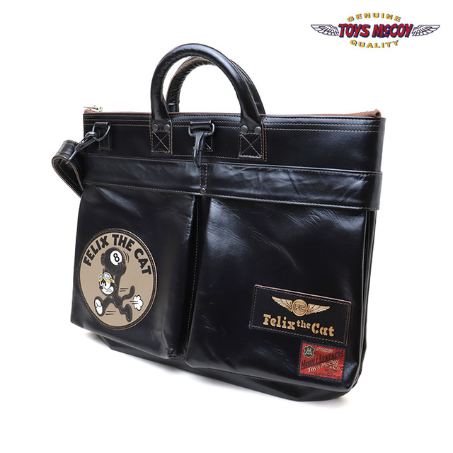 ■TOYS McCOY トイズマッコイ LEATHER HELMET BAG FELIX THE CAT 8 BALL レザー ヘルメットバッグ フィリックス・ザ・キャット 8ボール TMA2523