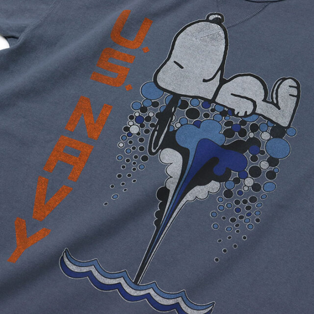 TOYS McCOY トイズマッコイ TMC2425 スヌーピーTシャツ USネイビー