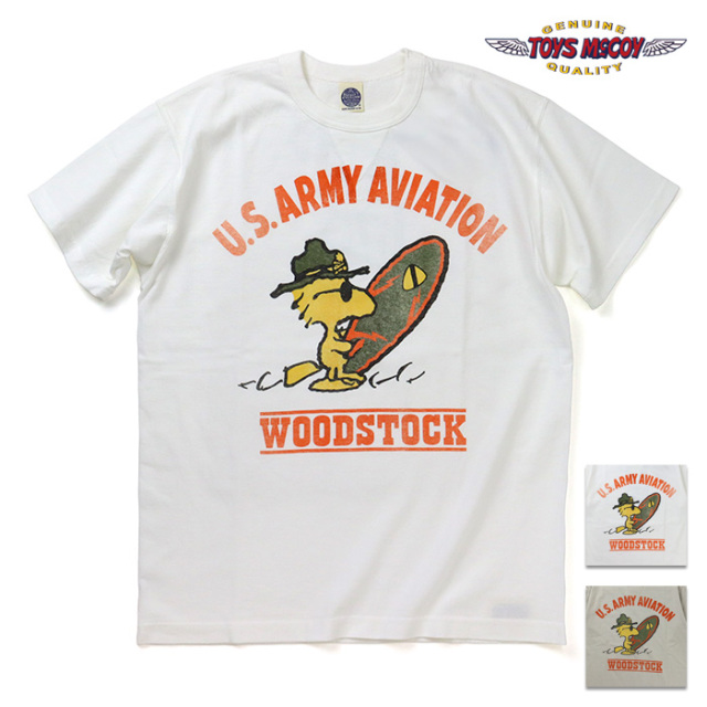 TOYS McCOY トイズマッコイ TMC2523 スヌーピーTシャツ ウッド