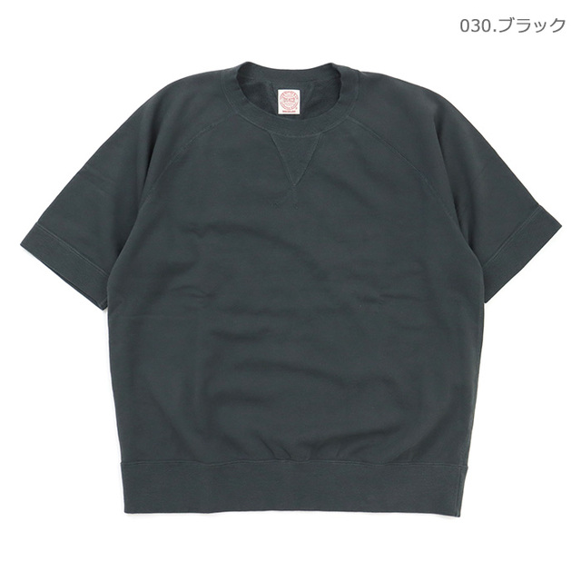 TOYS McCOY トイズマッコイ スウェット TOYS McCOY SPORTS WEAR SHORT SLEEVE SWEAT トイズマッコイ・スポーツウェア ショートスリーブ スウェット TMC2612/030.ブラック