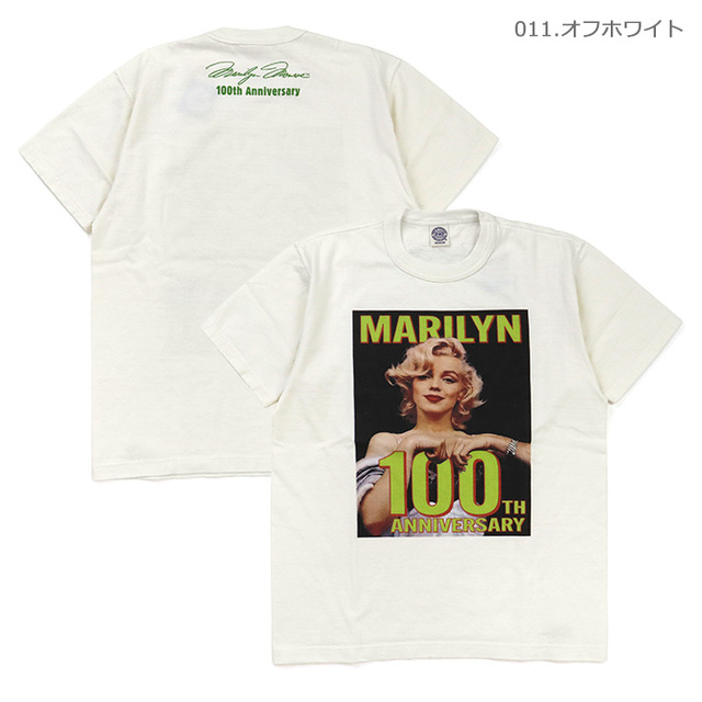 TOYS McCOY トイズマッコイ Tシャツ MARILYN MONROE TEE 100TH ANNIVERSARY マリリン・モンローTシャツ 生誕100周年記念 TMC2619