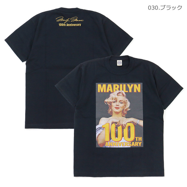 TOYS McCOY トイズマッコイ Tシャツ MARILYN MONROE TEE 100TH ANNIVERSARY マリリン・モンローTシャツ 生誕100周年記念 TMC2619