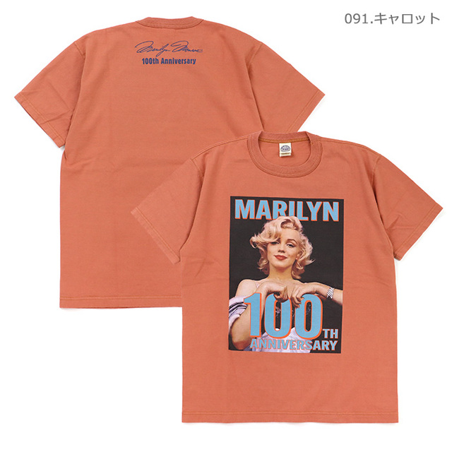 TOYS McCOY トイズマッコイ Tシャツ MARILYN MONROE TEE 100TH ANNIVERSARY マリリン・モンローTシャツ 生誕100周年記念 TMC2619