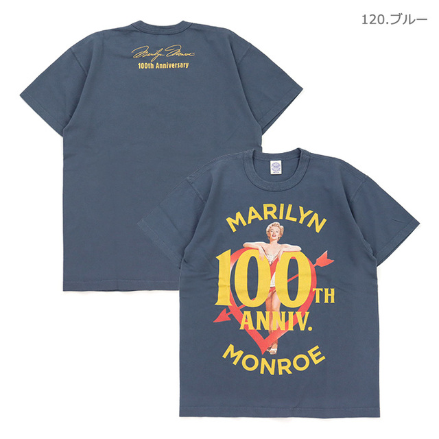 TOYS McCOY トイズマッコイ Tシャツ MARILYN MONROE TEE ARROW SHOT HEART マリリン・モンローTシャツ アロー・ショット・ハート TMC2621