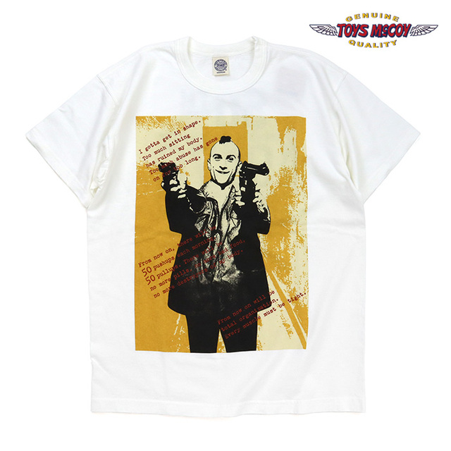 TOYS McCOY トイズマッコイ Tシャツ 19 NY 76 TEE 50TH ANNIVERSARY 50 PUSHUPS タクシードライバーTシャツ 50周年記念 50プッシュアップス TMC2623