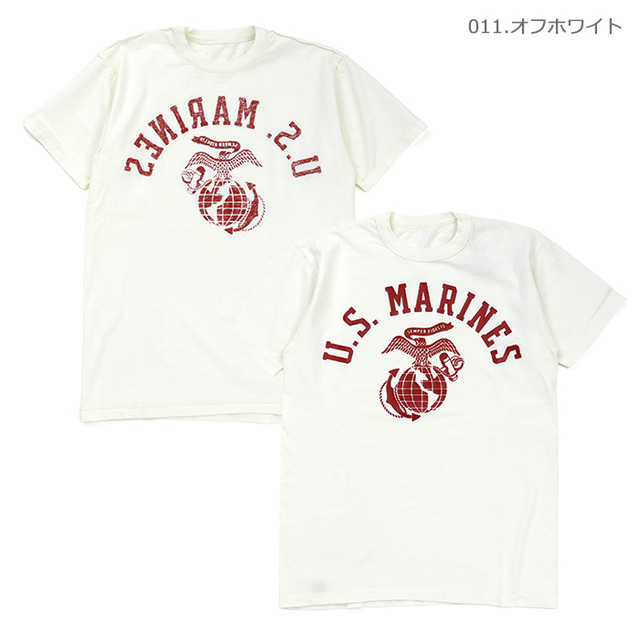 ■TOYS McCOY トイズマッコイ Tシャツ 19 NY 76 TEE U.S.MARINES タクシードライバーTシャツ U.S.マリーンズ TMC2624/011.オフホワイト