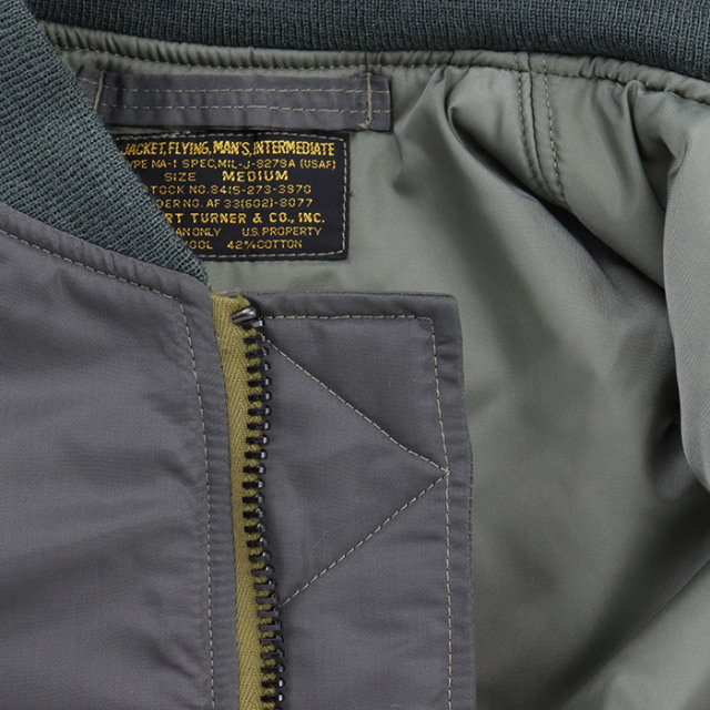 【美品】トイズマッコイ MA-1 アルバートターナー S TOYS McCOY トイズマッコイ TMJ2533 タイプMA-1 アAルバート