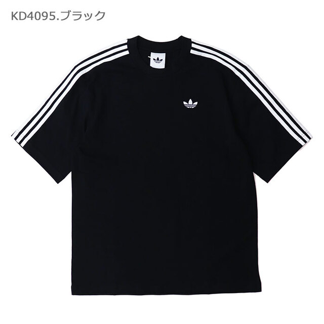 adidas originals アディダス オリジナルス メンズ アディカラー スリーストライプス オーバーサイズ ティー V9487