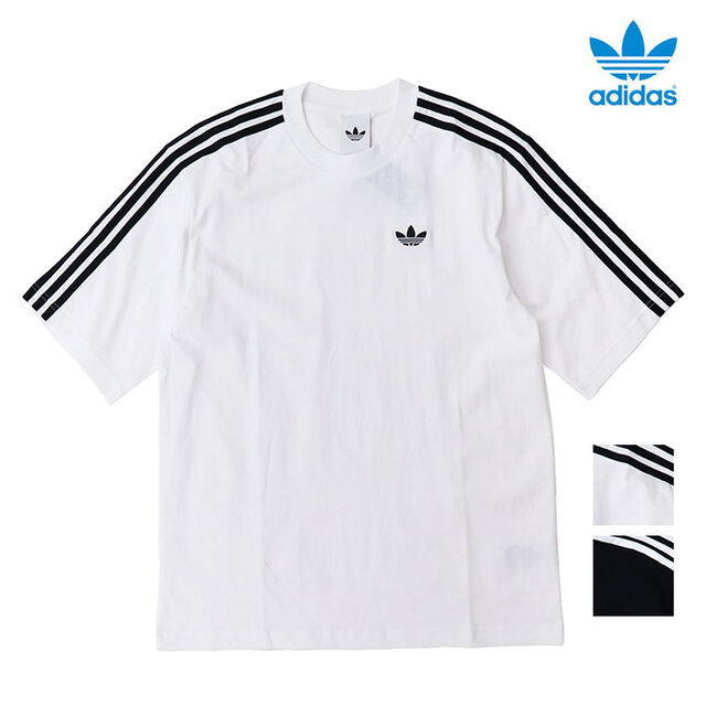 adidas originals アディダス オリジナルス メンズ アディカラー スリーストライプス オーバーサイズ ティー V9487