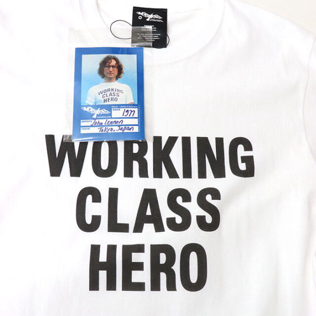 WORN FREE ウォーンフリー Tシャツ JOHN LENON WORKING CLASS