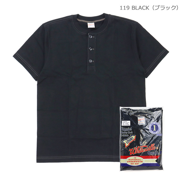 Whitesville ホワイツビル HENLEY NECK PACK T-SHIRT ヘンリーネック パックTシャツ WV79681