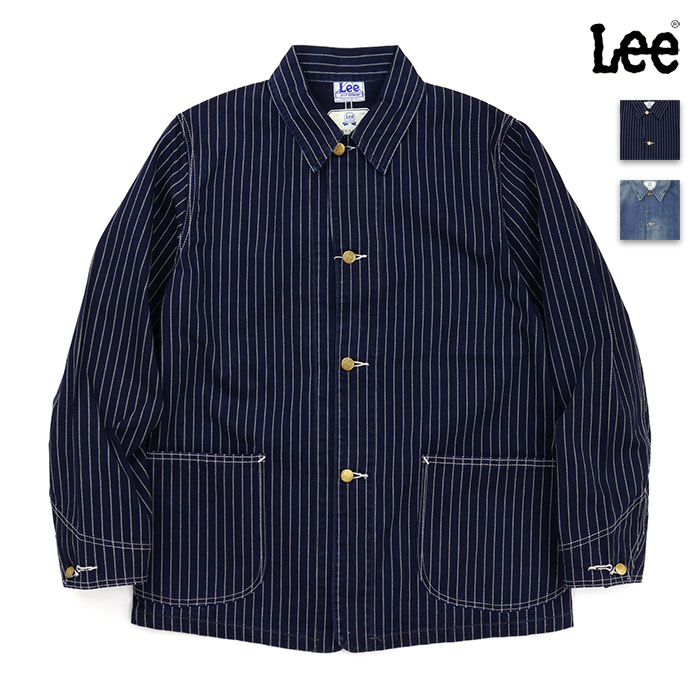 Lee リー ジャケット VINTAGE LOCO JACKET ビンテージロコジャケット DUNGAREES LM7320 ストライプ 200 淡色ブルー 246