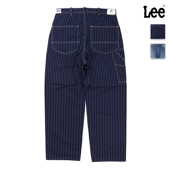 Lee リー パンツ VINTAGE PAINTER PANTS ビンテージぺインターパンツ DUNGAREES LM7321 ストライプ 200 淡色ブルー 246