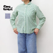 SALE セール/ダナファヌル Dana Faneuil バリエーションピッチサッカーシャツ D-6125117 トップス ストライプ 長袖 日本製 レディース 2025春夏 /返品・交換不可 DANA FANEUIL ダナファヌル Dana Faneuil バリエーションピッチ