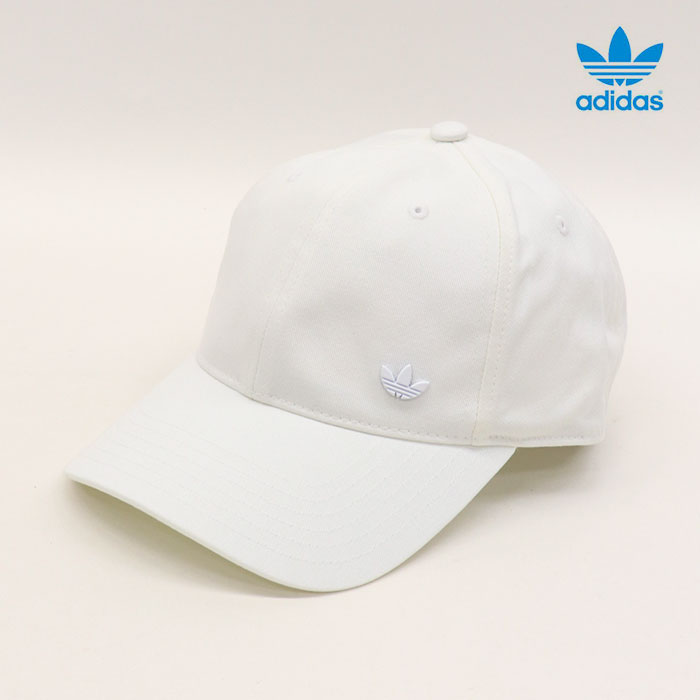 adidas Originals アディダス オリジナルス トーナルメタルトレフォイル付きデイリーアイコンキャップ クラウドホワイト MLV60-KE4657