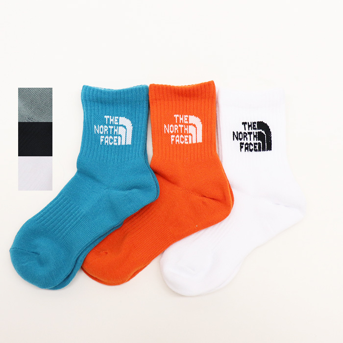 THE NORTH FACE ザ・ノース・フェイス TNF ジャカード ロゴ 3P クルー（キッズ）NNJ82411