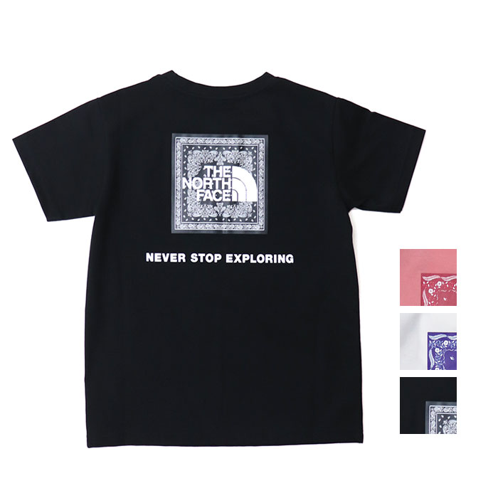 THE NORTH FACE ザ・ノース・フェイス キッズ ショートスリーブバンダナスクェアロゴティー NTJ32546