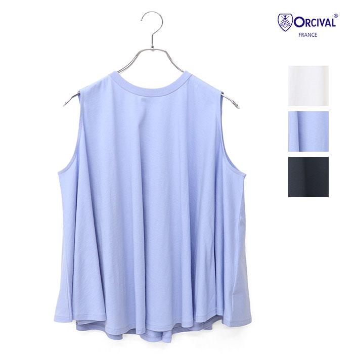 ORCIVAL オーシバル レディース スリーブレス ブラウス OR-C0533OEJ