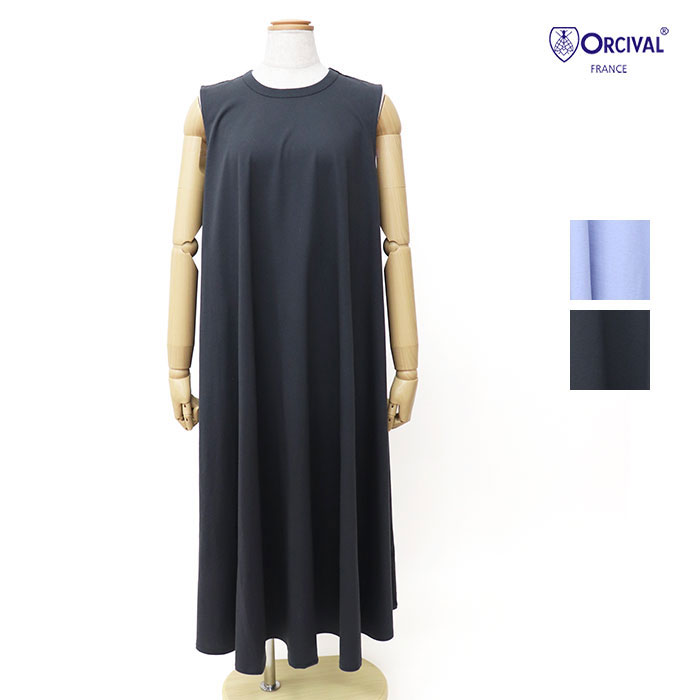 ORCIVAL オーシバル レディース スリーブレス Aライン ドレス OR-C0534OEJ