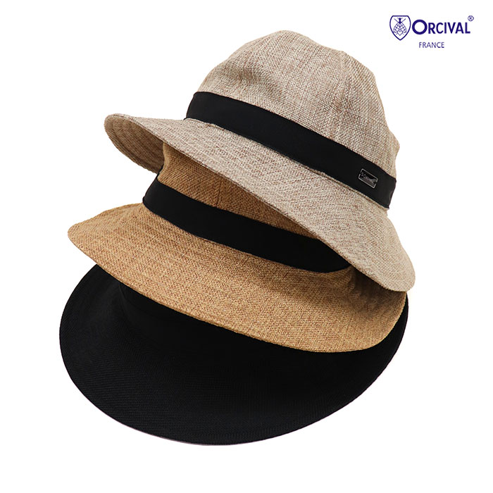 ORCIVAL オーシバル ラフィアライク 6Pハット OR-H0281RFG