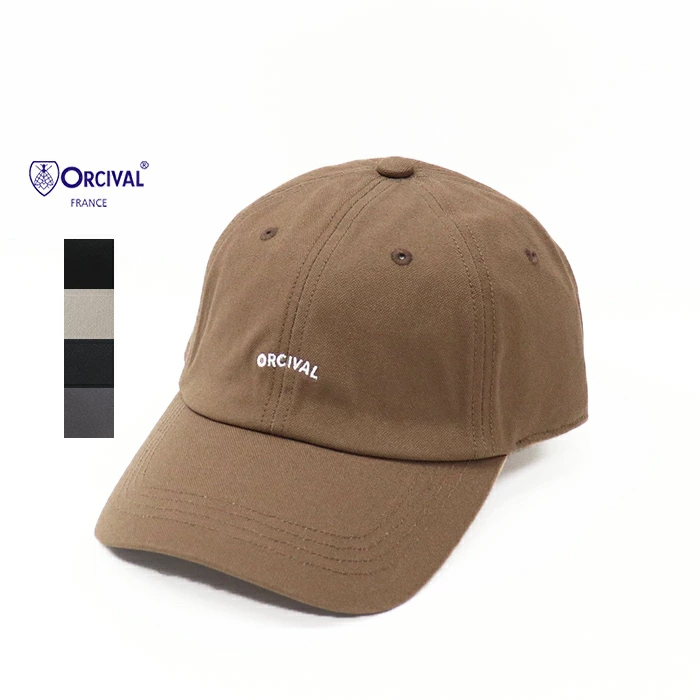 ORCIVAL オーシバル コットンキャンバス 6Pキャップ OR-H0333 CBB