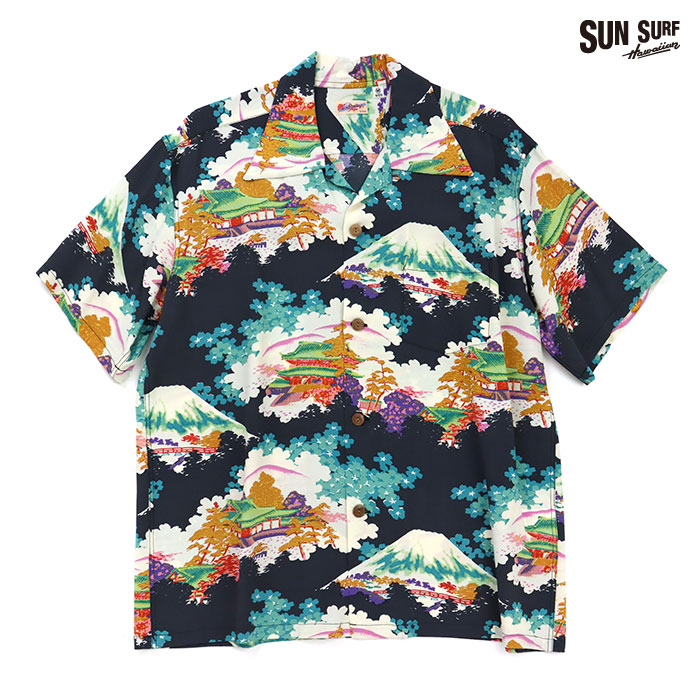 SUN SURF サンサーフ シャツ RAYON HAWAIIAN SHIRT ANCIENT CAPITAL レーヨン ハワイアンシャツ エインシェント・キャピタル SS39618
