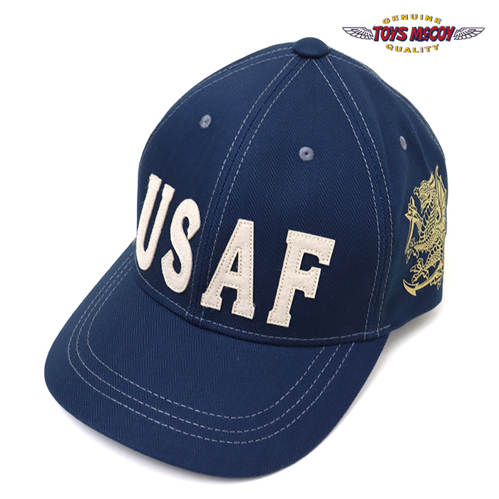 TOYS McCOY トイズマッコイ キャップ COTTON HERRINGBONE CAP USAF 30TH ANNIV. コットンヘリンボーンキャップ USAF 30周年 TMA2603