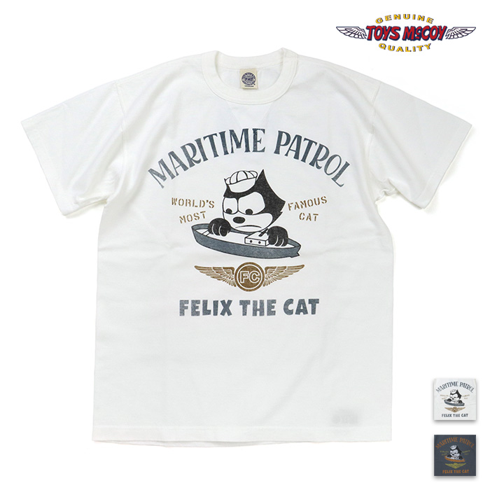 TOYS McCOY トイズマッコイ Tシャツ FELIX THE CAT TEE MARITIME PATROL フィリックス・ザ・キャットTシャツ マリタイム・パトロール TMC2601