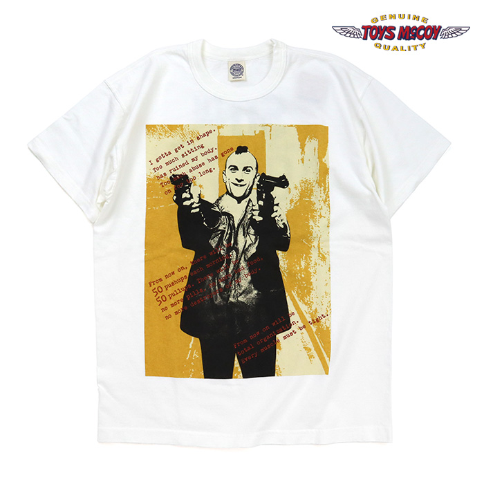 TOYS McCOY トイズマッコイ Tシャツ 19 NY 76 TEE 50TH ANNIVERSARY 50 PUSHUPS タクシードライバーTシャツ 50周年記念 50プッシュアップス TMC2623