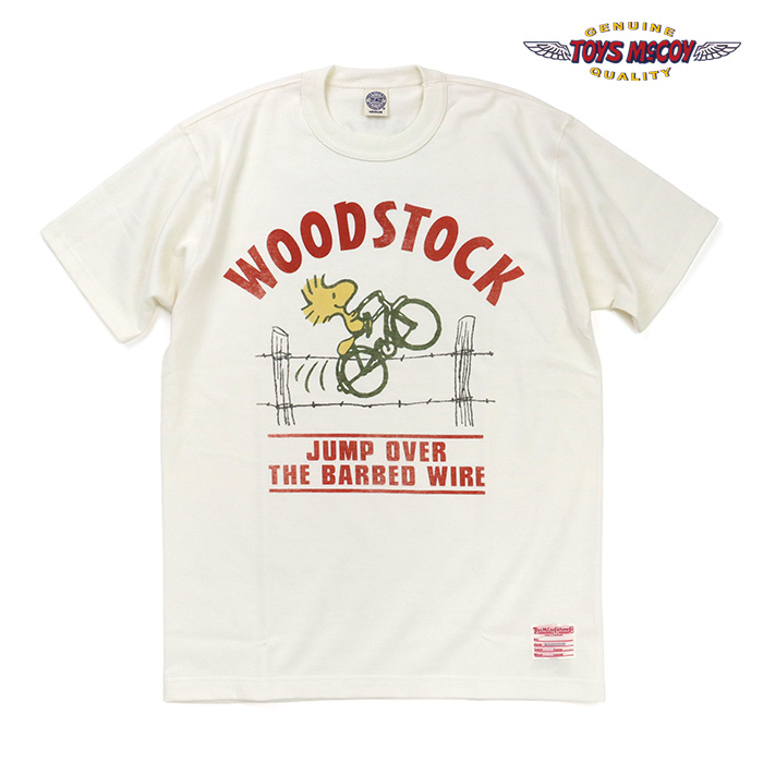 TOYS McCOY トイズマッコイ Tシャツ PEANUTS TEE WOODSTOCK KING OF COOL ピーナッツTシャツ ウッドストック・キング・オブ・クール TMC2628