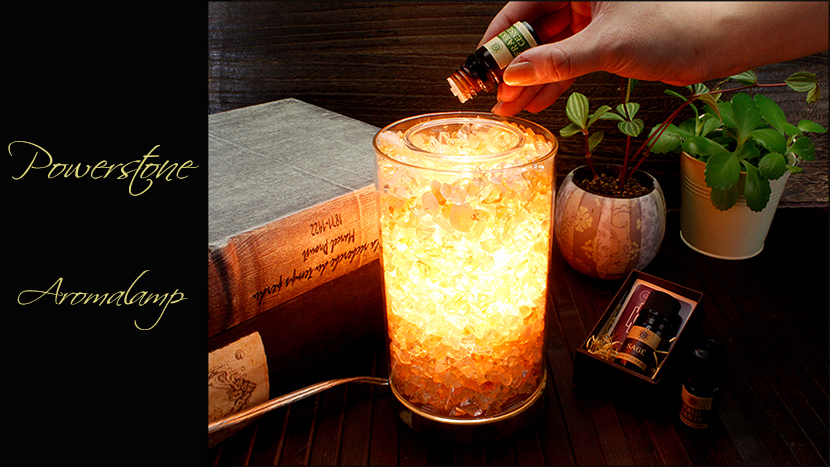 アロマさざれランプ