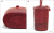 フタ付き縦長ポシェット型カゴアタバッグ（レッド）