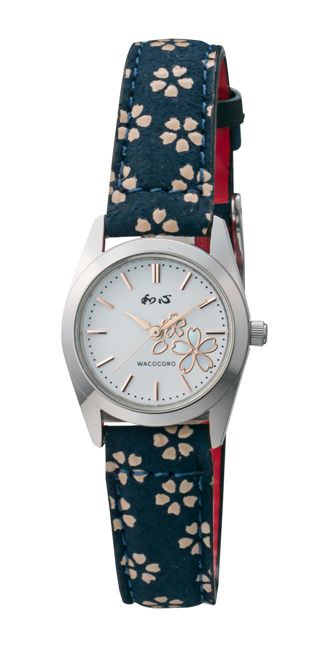 和心 日本製 腕時計 桜の花 シェル レディース 女性用 日本製 送料無料