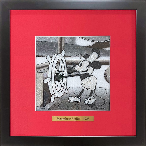 ジュエリー絵画 ディズニー 『蒸気船ウィリー』