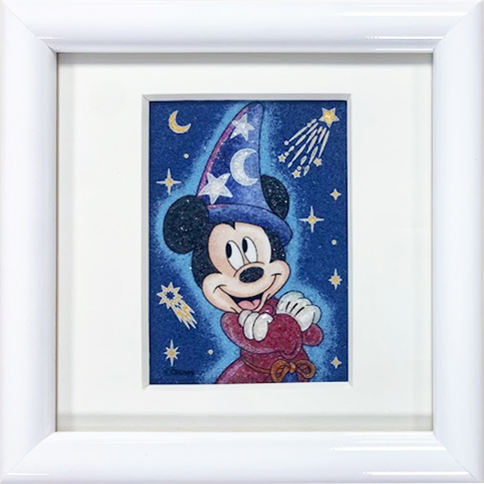 ミッキーマウス ジュエリー絵画　SSサイズ ジュエリー絵画 ディズニー 『ファンタジア』2