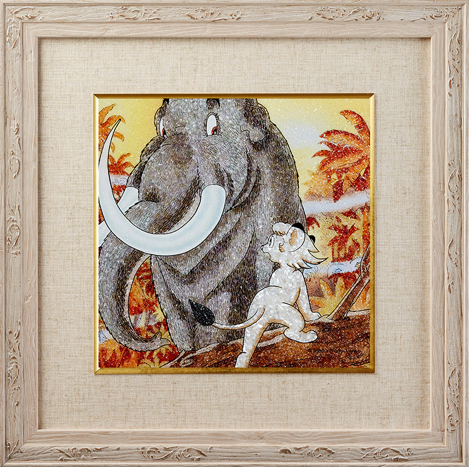 ジュエリー絵画『ジャングル大帝』3