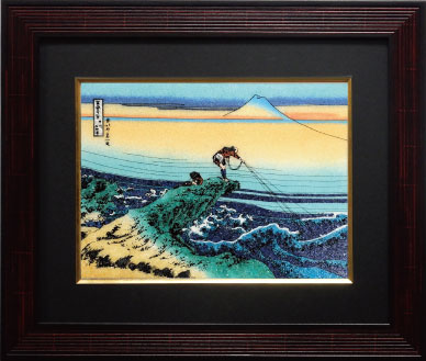 小林幸三「摩周湖 」油絵 額縁外寸54.0x45.0x厚み5.5cm 絵 F6