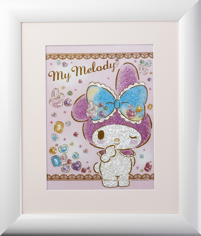 ジュエリー絵画『ビジューキュート』マイメロディ