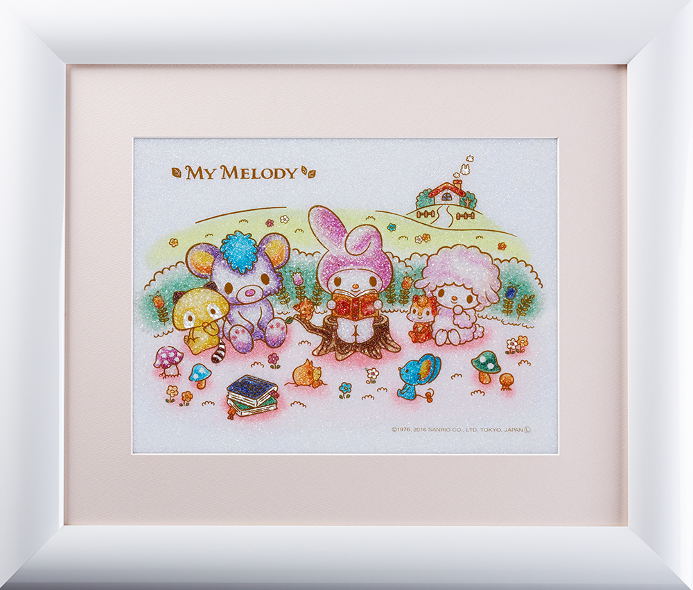 ジュエリー絵画『森のおはなし会』マイメロディ