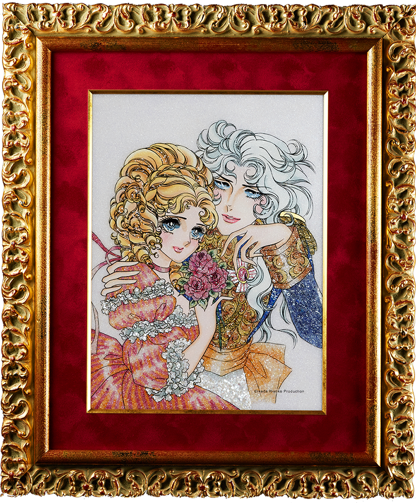 ジュエリー絵画『ベルサイユのばら』オスカル&ロザリー1