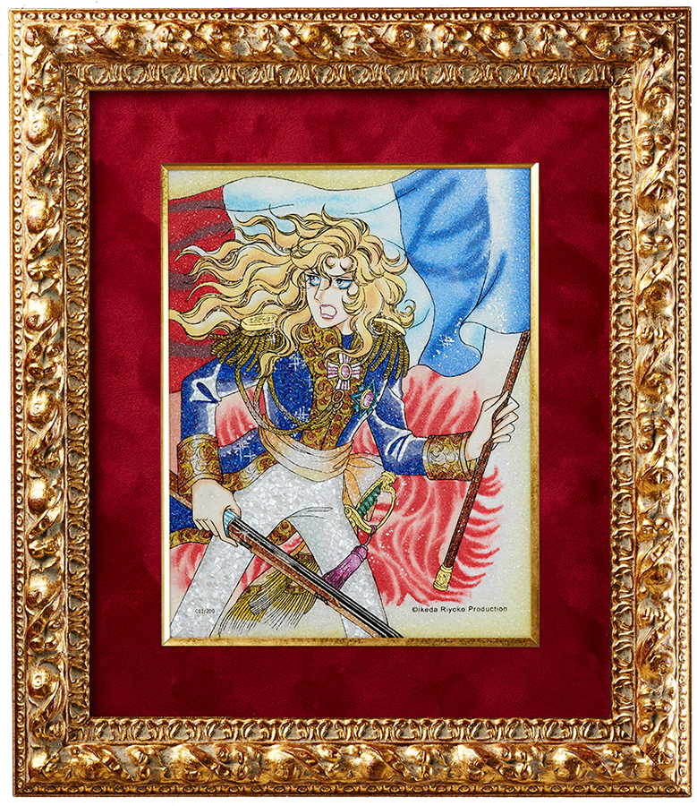 ベルサイユのばら オスカル ジュエリー絵画 オスカル4 『ベルサイユのばら』