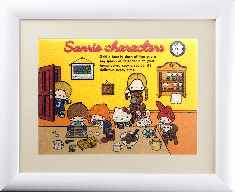 ジュエリー絵画『クッキング』サンリオキャラクターズ