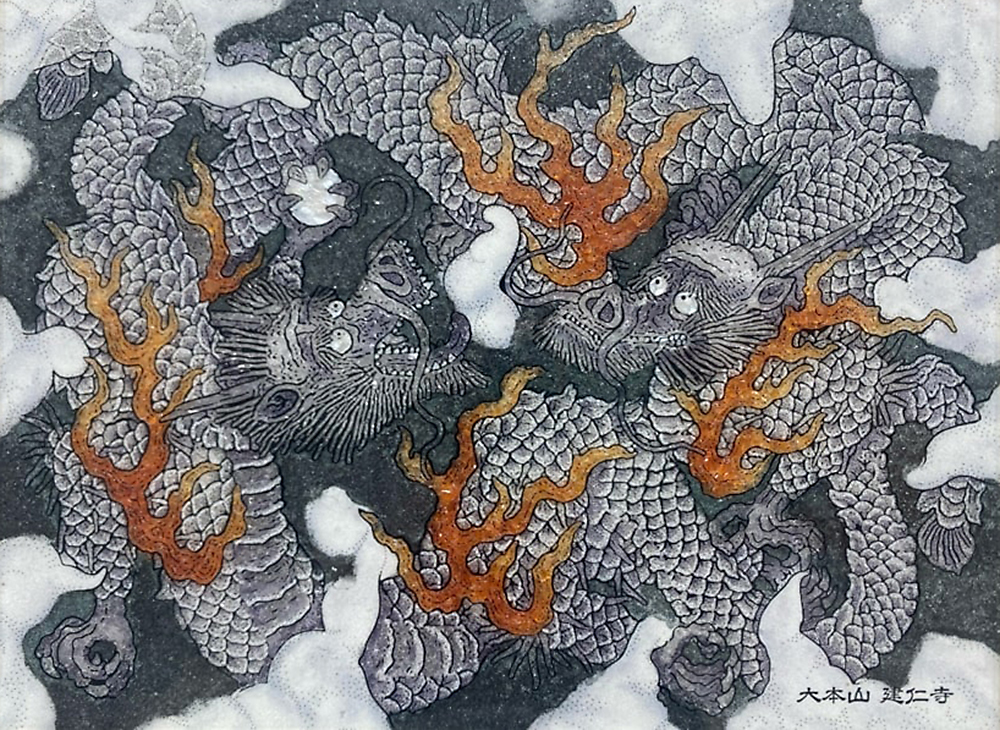 ジュエリー絵画 建仁寺『双龍図』