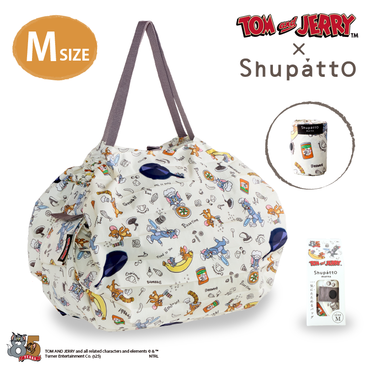 Shupatto コンパクトバッグ トムとジェリー Mサイズ