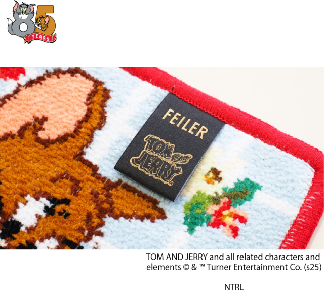 【本日限定】FEILER×トムとジェリー 【限定3,000枚】完売 フェイラー 「TOM AND JERRY GOOD FRIENDS」 ハンカチ【限定3000枚】