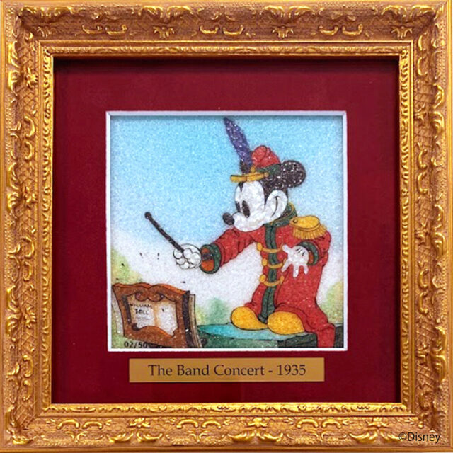 限定品 Disney ディズニー ジュエリー絵画 ジュエリー絵画 ディズニー 「バンドコンサート」